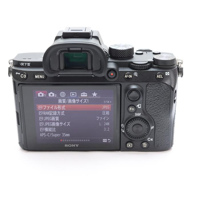 【中古品】《並品》 SONY α7III ボディ ILCE-7M3 【前面グリップゴム・コントロー...