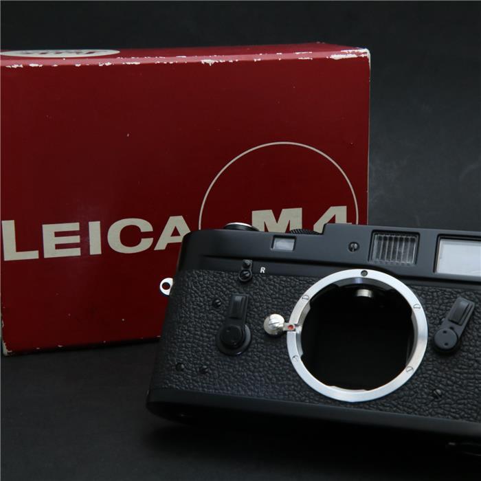 【あす楽】 【中古】 《美品》 Leica M4 ブラックペイント 後塗りブラック ブラックペイント 【貴重な逸品が入荷しました！】【ファインダー内清掃/距離計調整/各部点検済】