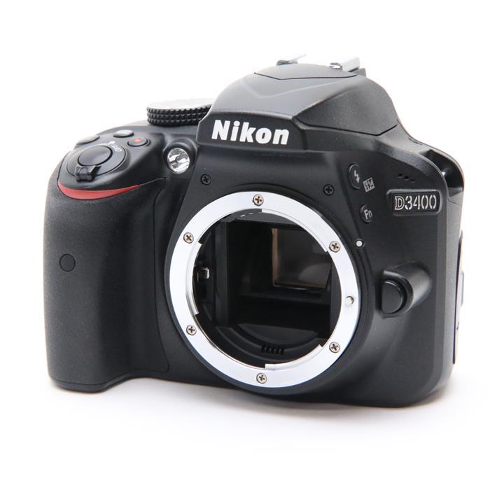 【あす楽】 【中古】 《並品》 Nikon D3400 ボディ ブラック 【グリップラバー接眼レンズ関連部品交換/各部点検済】 デジタルカメラ