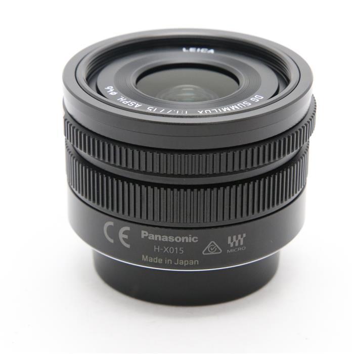 してお 《良品》 Panasonic LEICA DG SUMMILUX 15mm F1.7 ASPH. H-X015-K ブラック (マイクロフォーサーズ) [ Lens | 交換レンズ ]：マップカメラ店 ズミルック