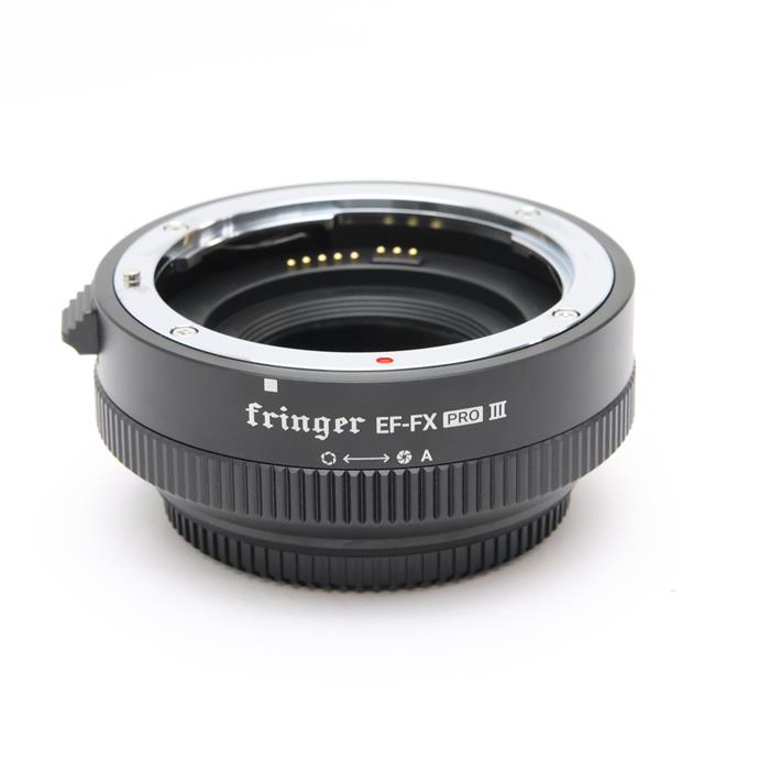【中古品】《美品》Fringer 電子AFマウントアダプター キヤノンEFレンズ/フジフイルムXボディ用 絞りリング付 FR-FX3