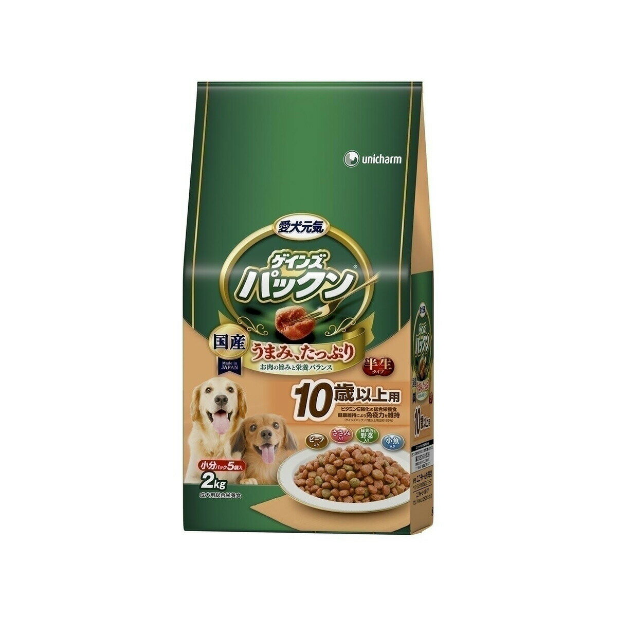 ゲインズパックン 10歳長寿犬用 2kg