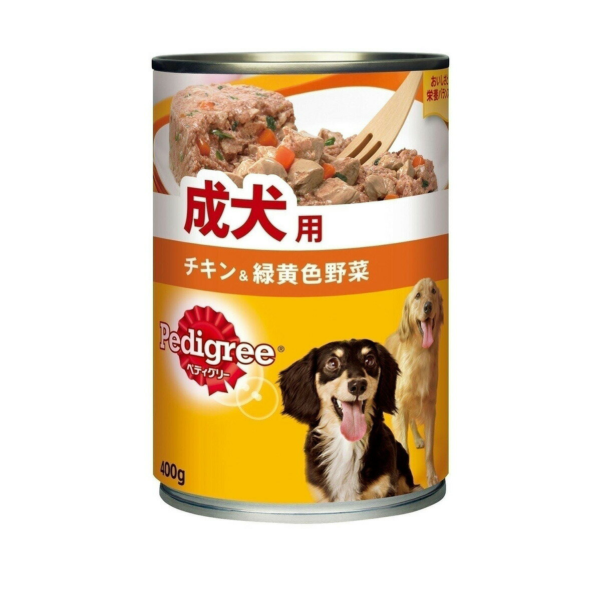 ペティグリー 成犬用 チキン＆緑黄色野菜400g