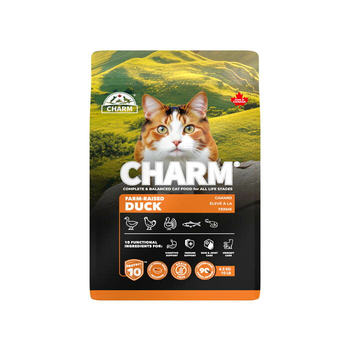 樂天商城 - 【選べるおまけ付】チャーム（CHARM） 猫用 ファームレイズド ダック キャット 4.5kg 【着後レビューで100円クーポンGET！】 【tt】