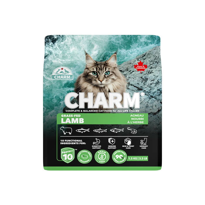 乐天商城 - 【選べるおまけ付】チャーム（CHARM） 猫用 グラスフェッド ラム キャット 1.5kg 【着後レビューで100円クーポンGET！】 【tt】