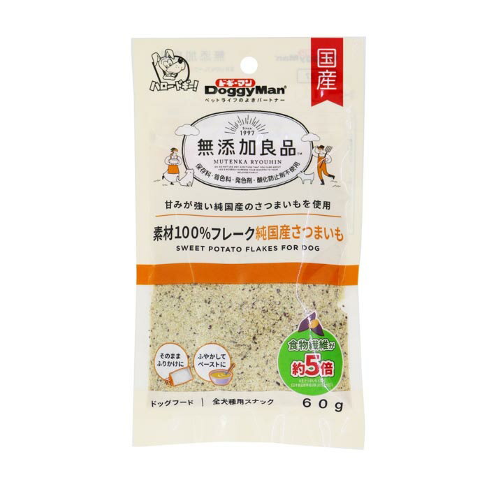 乐天商城 - 無添加良品 素材100%フレーク 純国産さつまいも 60g
