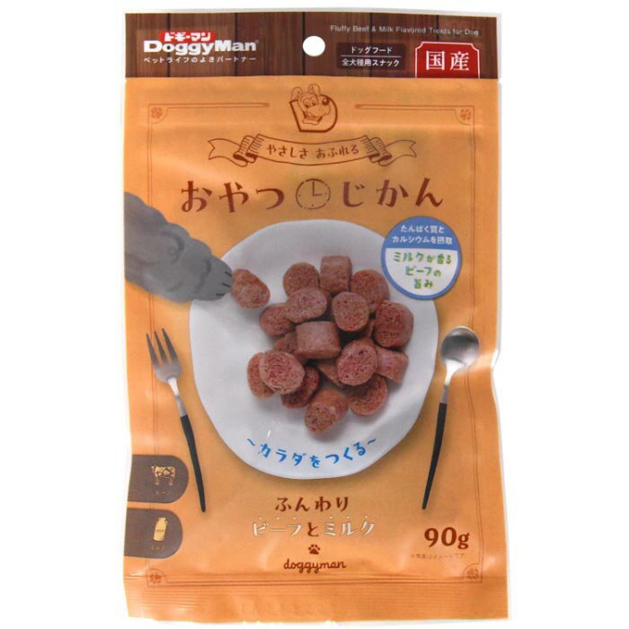 樂天商城 - おやつじかん ふんわりビーフとミルク 90g