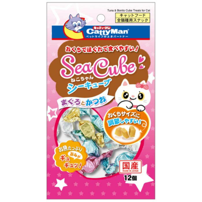 樂天商城 - ねこちゃんシーキューブ まぐろとかつお 12個