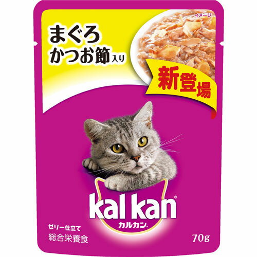 カルカン パウチ まぐろかつお節 70g