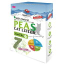 えんどう豆 猫砂 シグネチャー7 キャットリター 「PEAS」 4L グリーンティー(緑茶) ねこ砂 ネコ トイレ 大容量 流せる 飛び散り防止 消臭【tt】