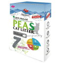 えんどう豆 猫砂 シグネチャー7 キャットリター 「PEAS」 4L チャコール（炭） ねこ砂 ネコ トイレ 大容量 流せる 飛び散り防止 消臭【tt】