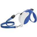イタリアferplast社製 アミーゴ コード M AMIGO CORD 犬 りーど 伸縮 リード 5m さんぽグッズ ブルー&ホワイト【tt】