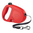 イタリアferplast社製 伸縮 リード フリッピーワン L Flippy One L テープタイプ レッド 5m 犬 さんぽグッズ 散歩用品 お出かけ お散...