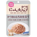にゃんチュラル パウチ かつおのとろみ仕立て 40g