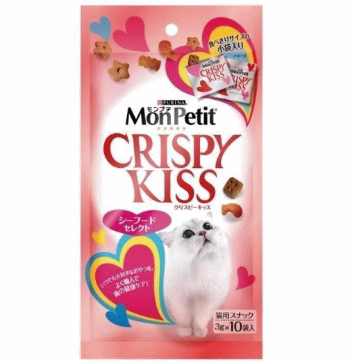 モンプチ クリスピーキッス シーフード30g