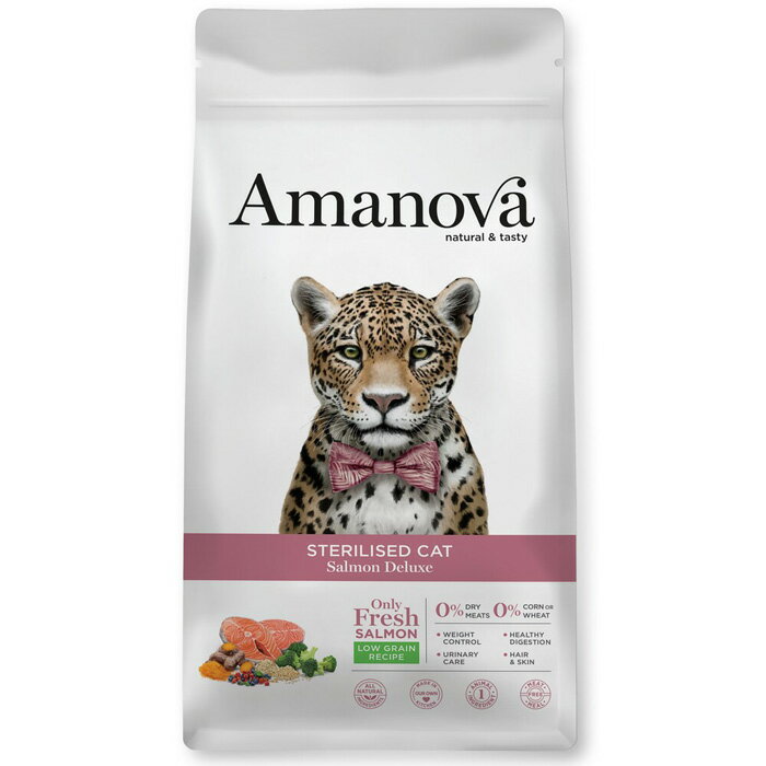 樂天商城 - アマノバ（Amanova） ステアライズド キャット サーモン デラックス 小粒 1.5kg 【tt】
