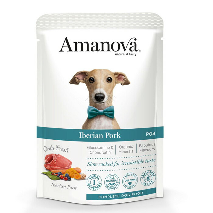 アマノバ（Amanova） パウチ アダルト イベリアンポーク 100g 【tt】