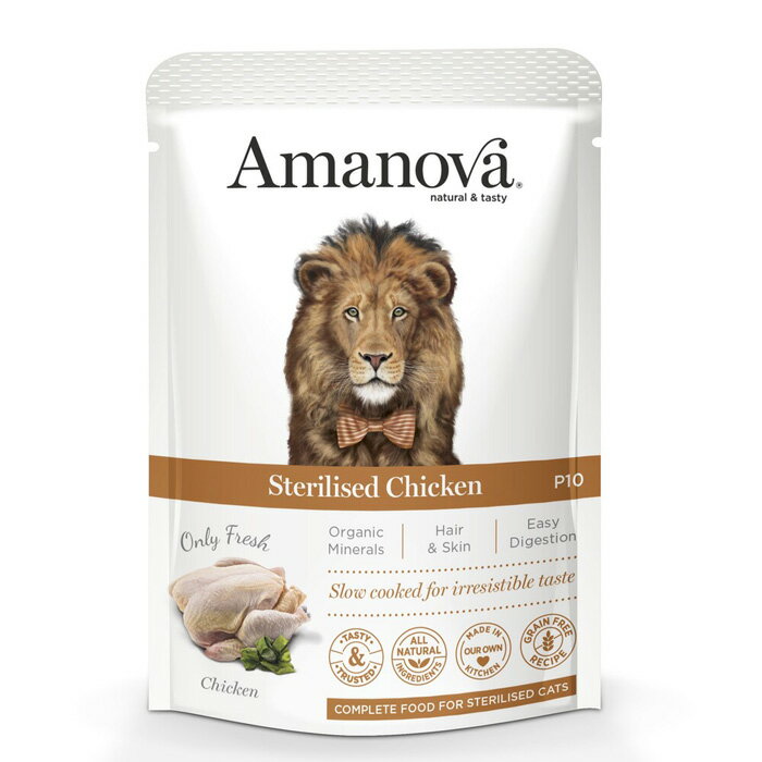 樂天商城 - アマノバ（Amanova） パウチ ステアライズド チキン 85g 【tt】
