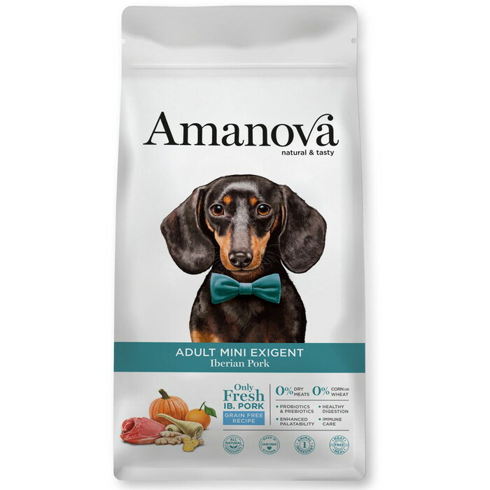 アマノバ（Amanova） アダルト ミニ エクシジェント イベリアンポーク 小粒 0.8kg 【tt】