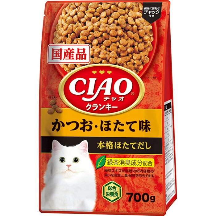 樂天商城 - CIAO クランキー かつお・ほたて味 本格ほたてだし 700g