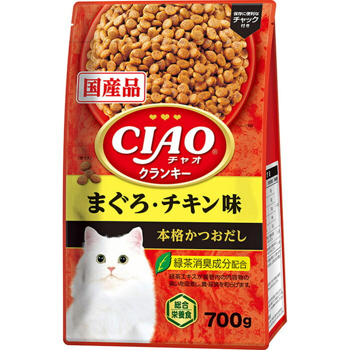 乐天商城 - CIAO クランキー まぐろ・チキン味 本格かつおだし 700g