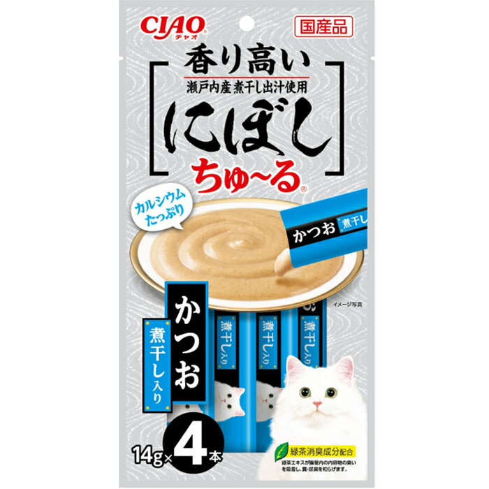 CIAO にぼしちゅ〜る かつお 煮干入り 14g×4本