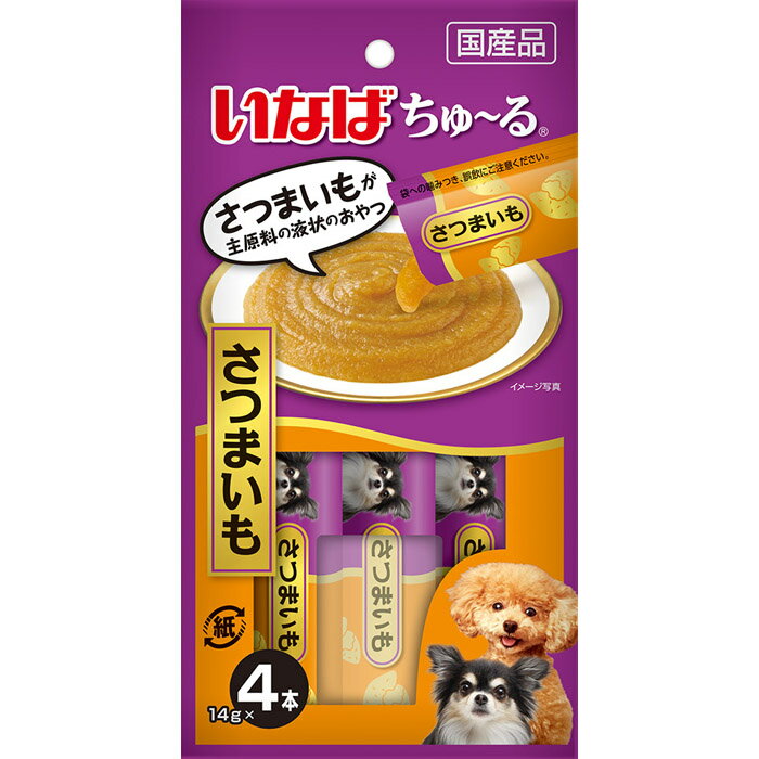 乐天商城 - いなば ちゅ〜る さつまいも 14g×4本
