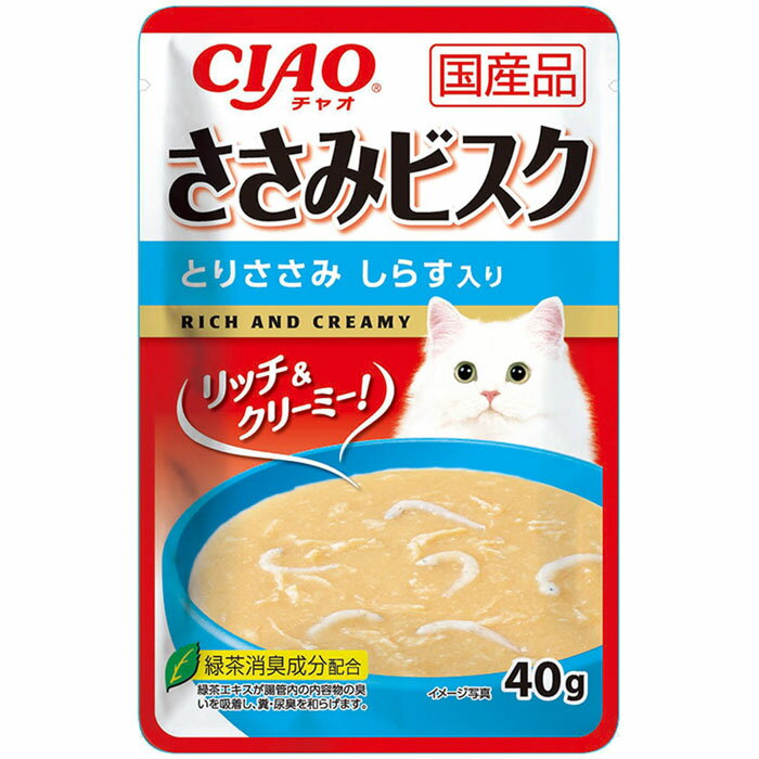 Rakuten - CIAO ささみビスク とりささみ しらす入り 40g