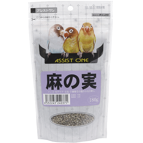 【原材料】 麻の実 【給与方法】 一日に一度適量 【賞味期限】 24ヶ月 【商品サイズ】 W110xD40xH200 【原産国または製造地】 中国 【諸注意】 ペット専用フードです。お子様の手の届かない涼しい場所に保管して下さい。 キャッチ...