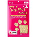 ・使い勝手抜群のふりかけタイプ・フリーズドライなのでササミの旨味がそのまま・ドライフードや缶詰をたべないとお悩みのお客様には必ずおススメしてください【原材料】鶏ササミ【保証成分】粗たんぱく質86.7％以上、粗脂肪5.2％以上、粗繊維0％以下、粗灰分4.6％以下、水分3.5％以下【エネルギー】1袋(25g)あたり99kcal【メーカー名】ママクック株式会社【原産国または製造地】日本