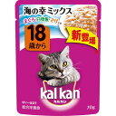 カルカン パウチ 18歳から 海の幸ミックス まぐろ・白身魚・さけ入り 70g
