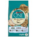 ピュリナワン キャット ドライ グレインフリー(穀物不使用) 1歳以上 白身魚 1.6kg