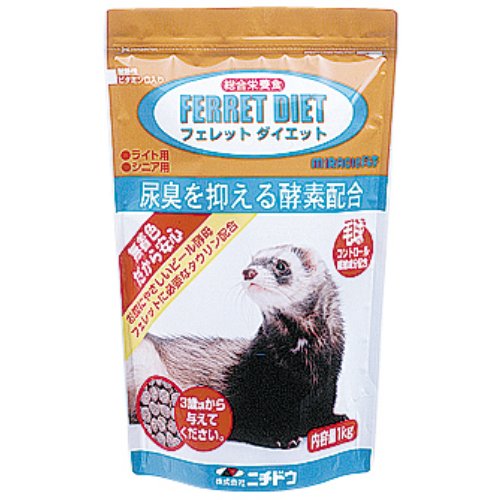 ■3歳以上の成フェレット用に開発されたフェレット専用フードです。■肥満気味や高齢フェレットの健康維持を考え、最適な栄養バランスに調整してあります。■体内に入った被毛を、フンと一緒に排出する毛球コントロール成分を配合しています。■着色料・防腐...