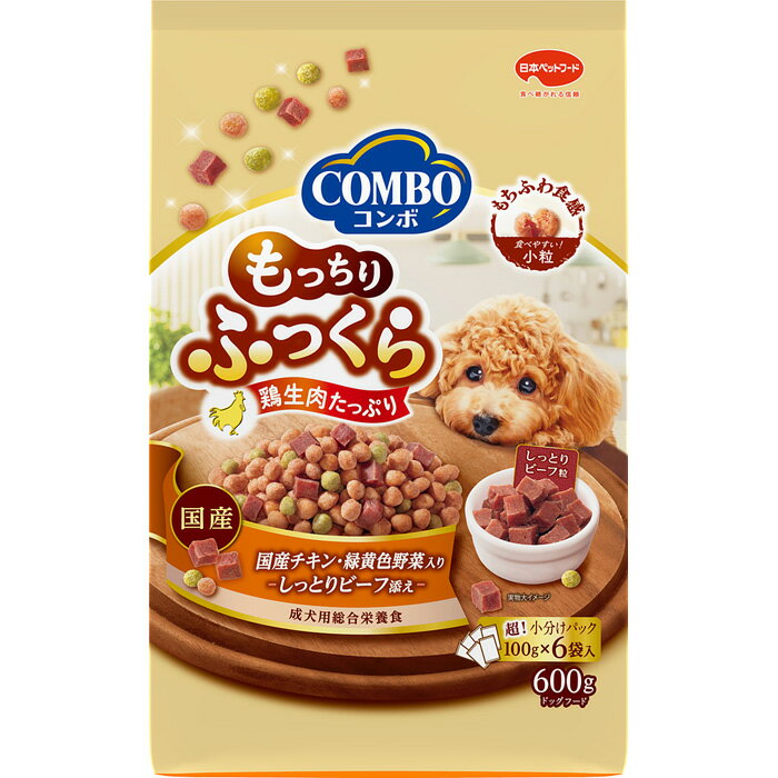 Mature Dog - コンボ ドッグ もっちりふっくら 国産チキン・しっとりビーフ添え 600g(100g×6)