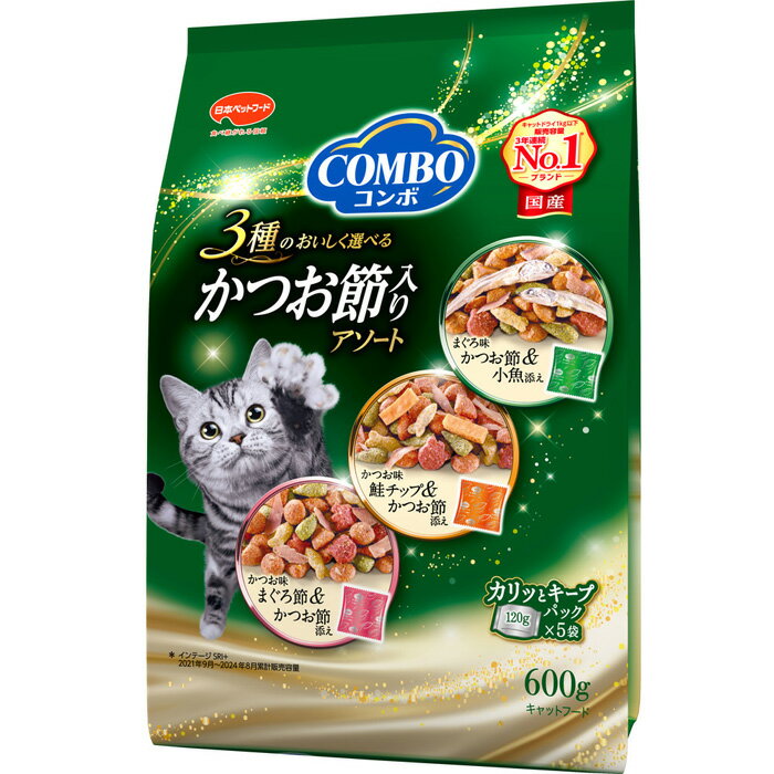 乐天商城 - コンボ キャット かつお節入りアソート 600g