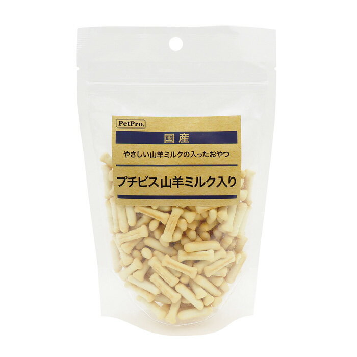 樂天商城 - ペットプロ 国産おやつ プチビス 山羊ミルク入り 78g