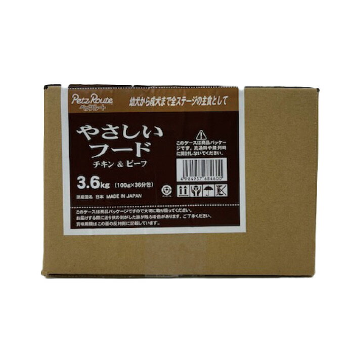 Mature Dog - ペッツルート やさしいフード チキン＆ビーフ 3.6kg