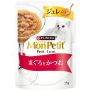モンプチ プチリュクス ジュレ まぐろとかつお 35g