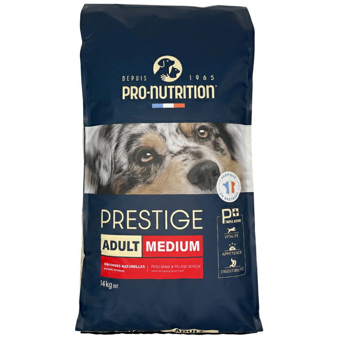 Rakuten - 【選べるおまけ付】プレスティージ 犬用 アダルト 中粒 14kg【着後レビューで100円クーポンGET！】【tt-sg】