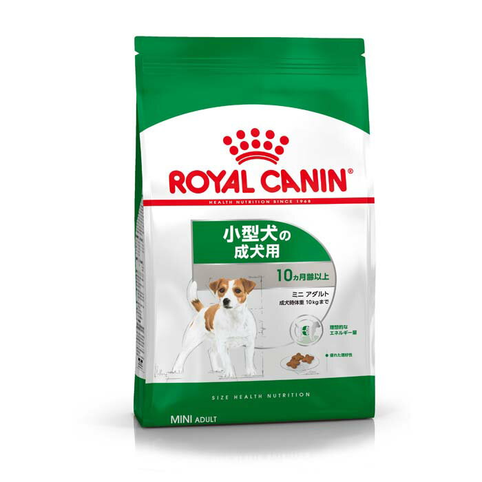 ロイヤルカナン（ROYAL CANIN） ミニアダルト サイズ ヘルス ニュートリション 小型犬 成犬用 生後10ヶ月齢以上 2kg