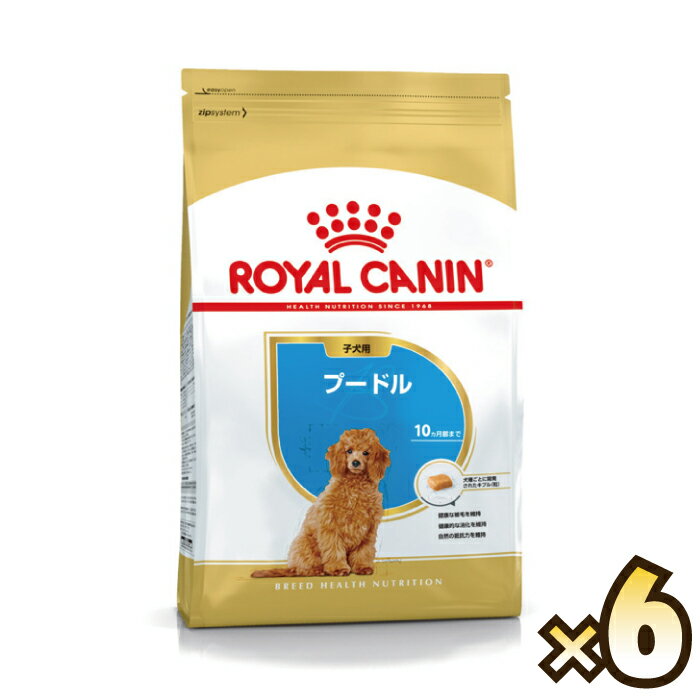 【お得なケース売り】ロイヤルカナン（ROYAL CANIN） プードル ブリード ヘルス ニュートリション 子犬用 生後10ヶ月齢まで 1ケース（1.5kg×6個）