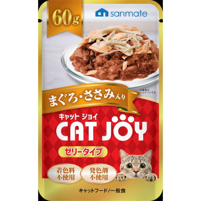 CATJOY パウチ まぐろ・ささみ入り 60g
