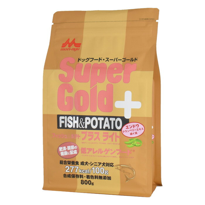 天然 - 森乳サンワールド スーパーゴールド フィッシュ＆ポテト プラスライト 800g