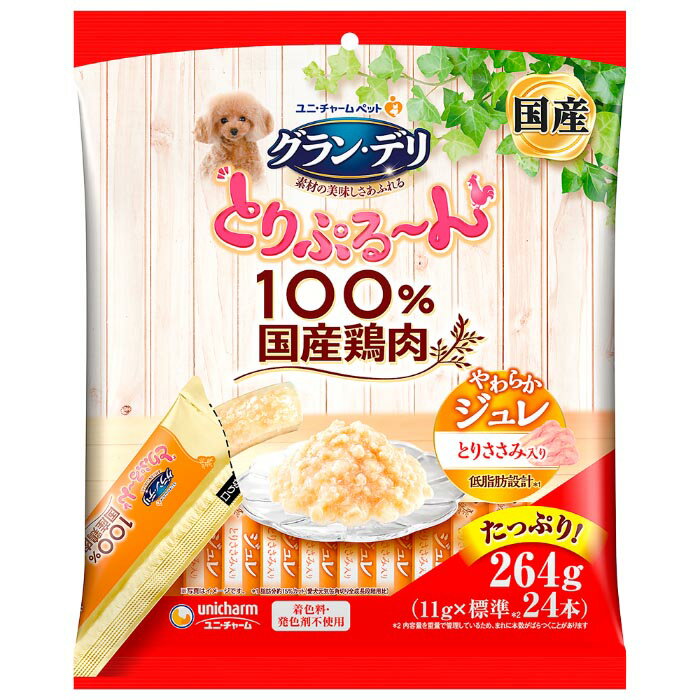 乐天商城 - グラン・デリ とりぷるーん ジュレ とりささみ 11g×24本