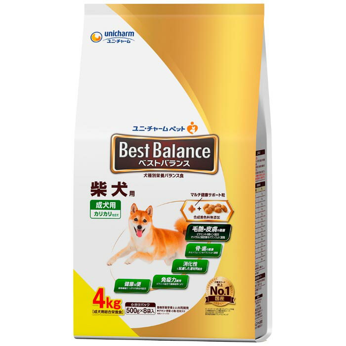 乐天商城 - ベストバランス カリカリ仕立て 柴犬用 4kg