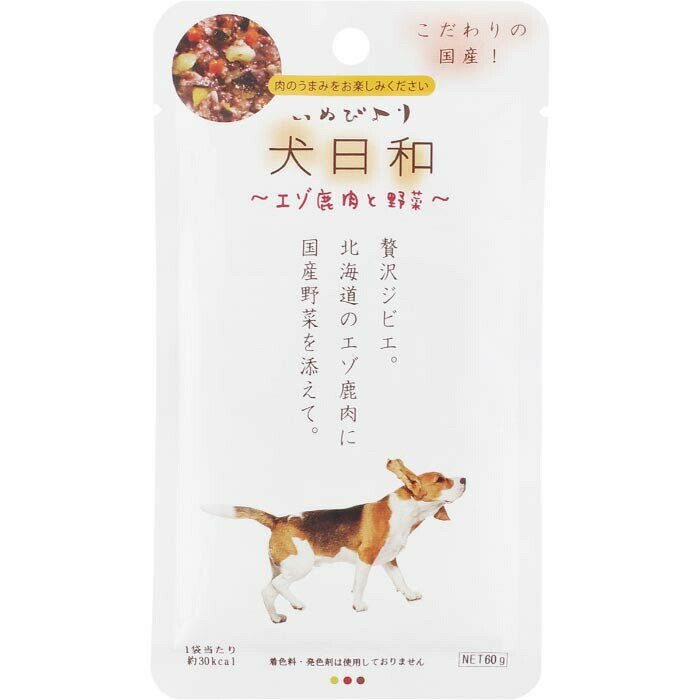 Rakuten - 犬日和 レトルト エゾ鹿肉と野菜 60g