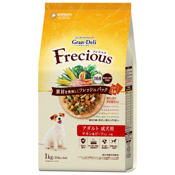 Natural - グラン・デリ フレシャス アダルト成犬用 チキン＆ビーフ入り 1kg