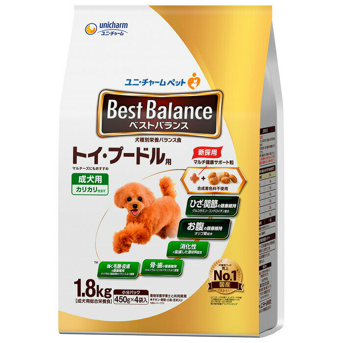 樂天商城 - ベストバランス カリカリ仕立て トイ・プードル用 1.8kg