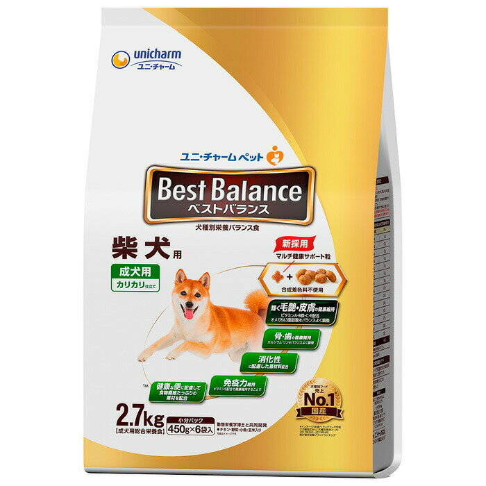 樂天商城 - ベストバランス カリカリ仕立て 柴犬用 2.7kg