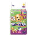 男の子&女の子のためのマナーおむつ のび〜るテープ LL 12枚